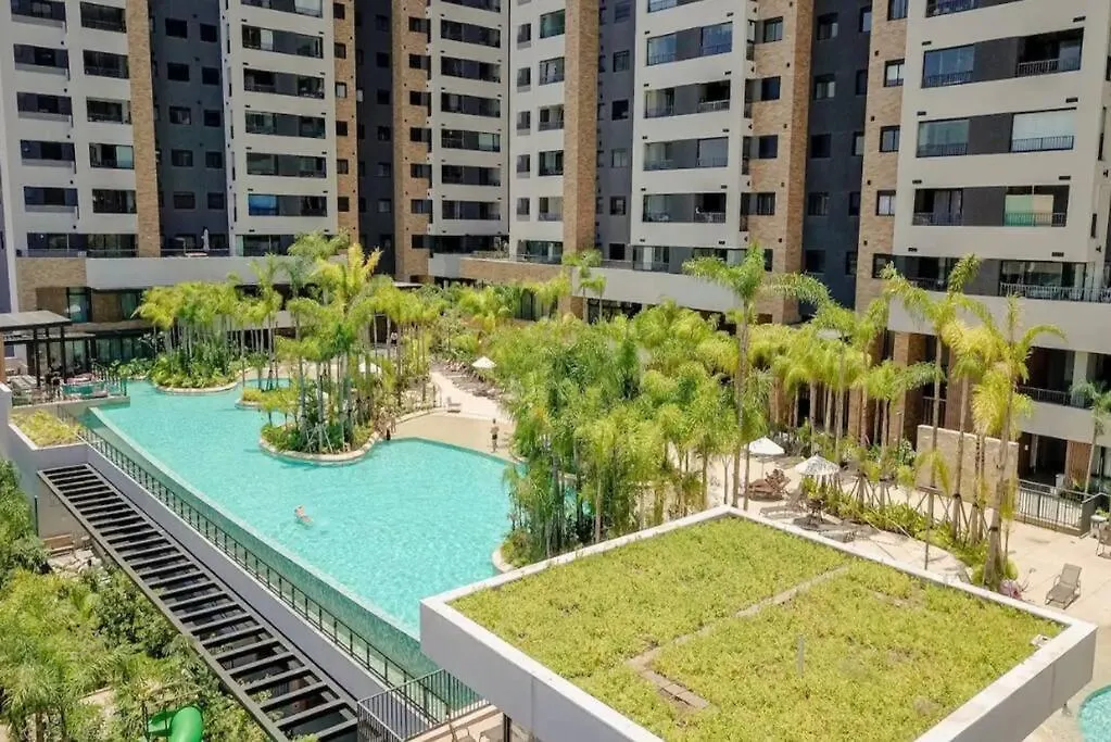 Apartment Ap Garden Em Resort Bras, Expo Center Sao Paulo